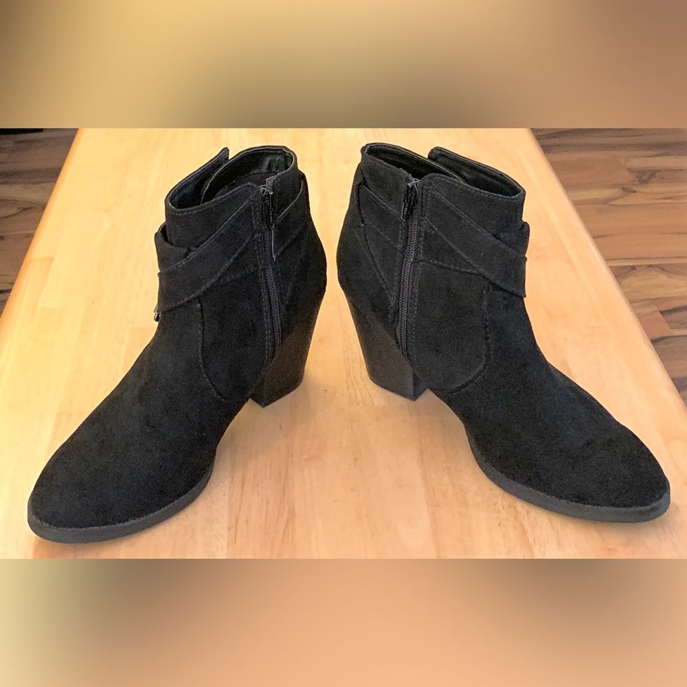 Dolcetta “Kiki” Block Heel Ankle Boots